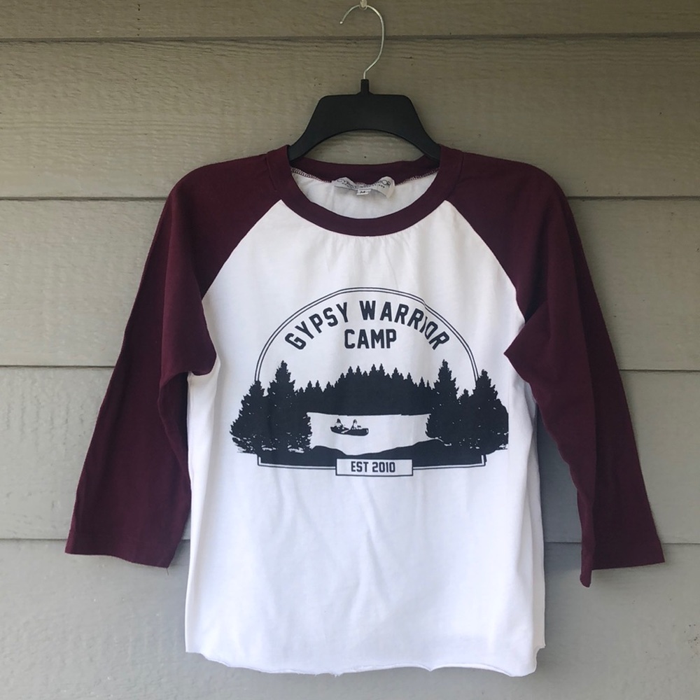 Gypsy Warrior 3/4 Sleeve Crop.